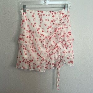 Princess Polly Secret Love Floral Skirt Size 4